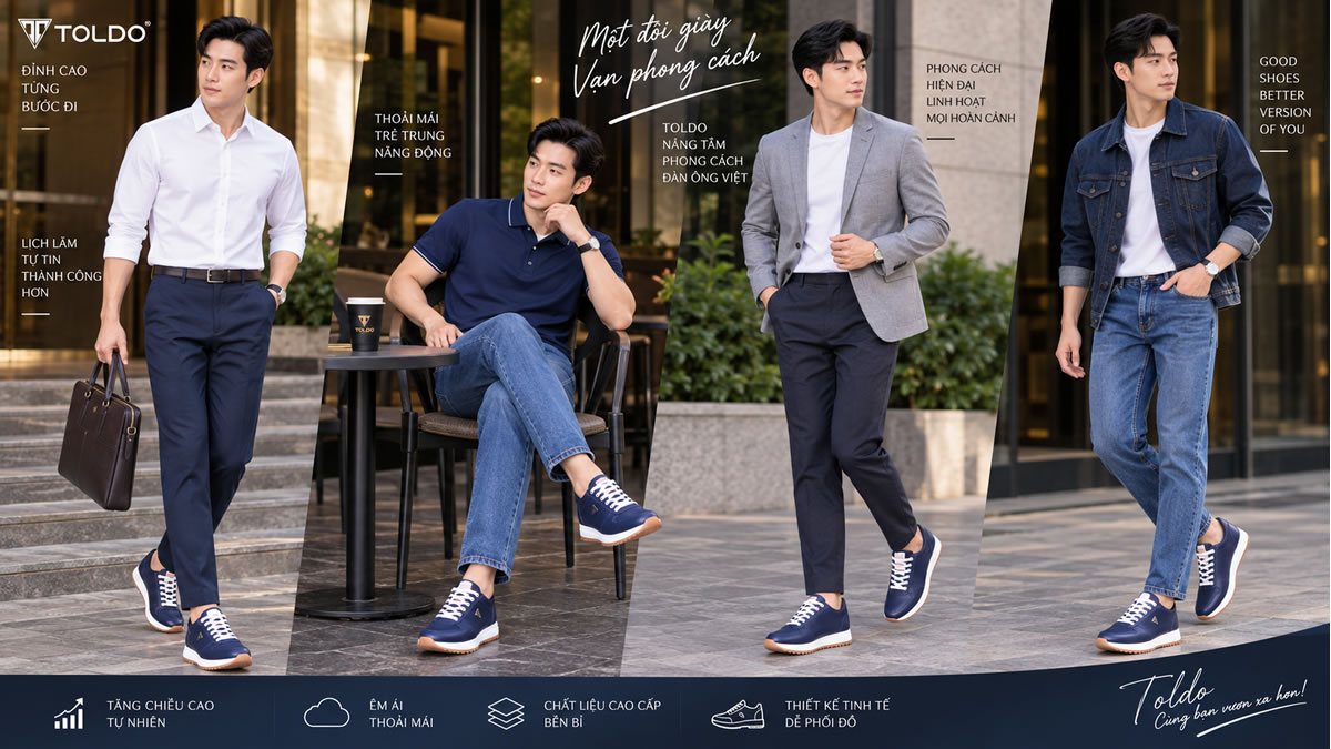 Giày cao nam 8cm S1073 2